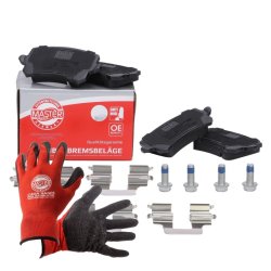 Brake Pad Set + Cleaner MASTER-SPORT 13046027492T-SET-MSP OE Ref 1K0698451G MASTER SPORT