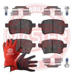 Brake Pad Set + Cleaner MASTER-SPORT 13046027932N-SET-MSP OE Ref 77367914 MASTER SPORT
