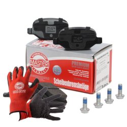 Brake Pad Set + Cleaner MASTER-SPORT 13046028672N-SET-MSP OE Ref 77362275 MASTER SPORT