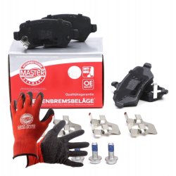 Brake Pad Set + Cleaner MASTER-SPORT 13046028682N-SET-MSP OE Ref 1605086 MASTER SPORT