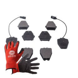 Brake Pad Set + Cleaner MASTER-SPORT 13046028752N-SET-MSP OE Ref 3D0698151B MASTER SPORT