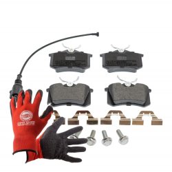 Brake Pad Set + Cleaner MASTER-SPORT 13046028772N-SET-MSP OE Ref 6Q0698451 MASTER SPORT
