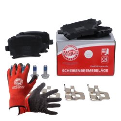 Brake Pad Set + Cleaner MASTER-SPORT 13046028802T-SET-MSP OE Ref 1K0698451G MASTER SPORT