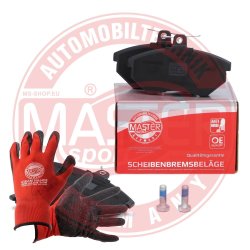 Brake Pad Set + Cleaner MASTER-SPORT 13046029572T-SET-MSP OE Ref 357698151A MASTER SPORT