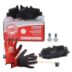 Brake Pad Set + Cleaner MASTER-SPORT 13046038212N-SET-MSP OE Ref 0004216210 MASTER SPORT