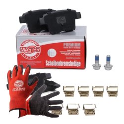 Brake Pad Set + Cleaner MASTER-SPORT 13046038312N-SET-MSP OE Ref 1356392 MASTER SPORT
