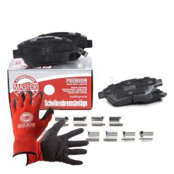 Brake Pad Set + Cleaner MASTER-SPORT 13046038392N-SET-MSP OE Ref 1605184 MASTER SPORT