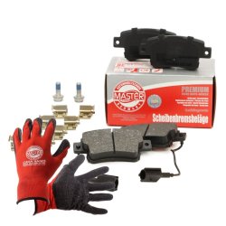 Brake Pad Set + Cleaner MASTER-SPORT 13046038622N-SET-MSP OE Ref 77365464 MASTER SPORT