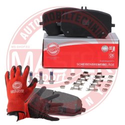 Brake Pad Set + Cleaner MASTER-SPORT 13046038892N-SET-MSP OE Ref A0004203702 MASTER SPORT