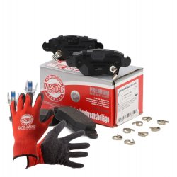 Brake Pad Set + Cleaner MASTER-SPORT 13046039762N-SET-MSP OE Ref 1605025 MASTER SPORT