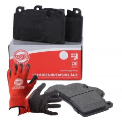 Brake Pad Set + Cleaner MASTER-SPORT 13046048792N-SET-MSP OE Ref 8R0698151H MASTER SPORT