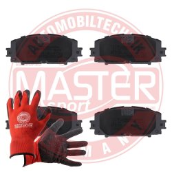 Brake Pad Set + Cleaner MASTER-SPORT 13046056172N-SET-MSP OE Ref 044650W140 MASTER SPORT
