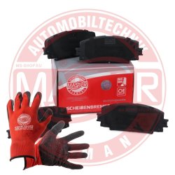Brake Pad Set + Cleaner MASTER-SPORT 13046056172N-SET-MSP OE Ref 044650W140 MASTER SPORT