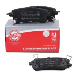 Brake Pad Set MASTER-SPORT 13046056722N-SET-MS OE Ref D40601LB0A MASTER SPORT