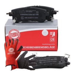 Brake Pad Set + Cleaner MASTER-SPORT 13046056722N-SET-MSP OE Ref D40601LB0A MASTER SPORT