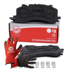 Brake Pad Set + Cleaner MASTER-SPORT 13046056922N-SET-MSP OE Ref 4M0698151K MASTER SPORT
