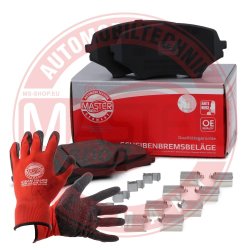 Brake Pad Set + Cleaner MASTER-SPORT 13046057612N-SET-MSP OE Ref NFY73323Z MASTER SPORT