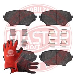 Brake Pad Set + Cleaner MASTER-SPORT 13046057612N-SET-MSP OE Ref NFY73323Z MASTER SPORT