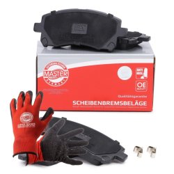 Brake Pad Set + Cleaner MASTER-SPORT 13046058512N-SET-MSP OE Ref 26296AC040 MASTER SPORT