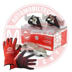 Brake Pad Set + Cleaner MASTER-SPORT 13046059252K-SET-MSP OE Ref 1605454 MASTER SPORT