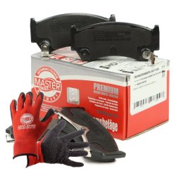 Brake Pad Set + Cleaner MASTER-SPORT 13046059882N-SET-MSP OE Ref 410601N090 MASTER SPORT
