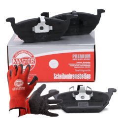 Brake Pad Set + Cleaner MASTER-SPORT 13046071172N-SET-MSP OE Ref 1J0698151D