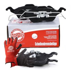 Brake Pad Set + Cleaner MASTER-SPORT 13046071212N-SET-MSP OE Ref 1075558 MASTER SPORT