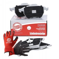 Brake Pad Set + Cleaner MASTER-SPORT 13046071222K-SET-MSP OE Ref 1J0698151M MASTER SPORT