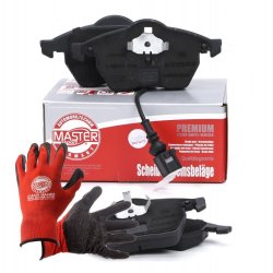 Brake Pad Set + Cleaner MASTER-SPORT 13046071222N-SET-MSP OE Ref 1J0698151M MASTER SPORT