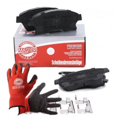 Brake Pad Set + Cleaner MASTER-SPORT 13046072622N-SET-MSP OE Ref 13301207 MASTER SPORT