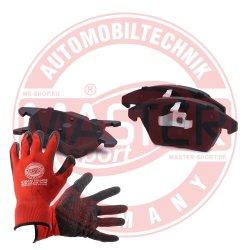 Brake Pad Set + Cleaner MASTER-SPORT 13046072852N-SET-MSP OE Ref 8X0698151 MASTER SPORT