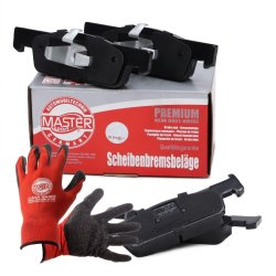 Brake Pad Set + Cleaner MASTER-SPORT 13046072982N-SET-MSP OE Ref 410602396R MASTER SPORT