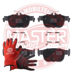 Brake Pad Set + Cleaner MASTER-SPORT 13046073542N-SET-MSP OE Ref 5WA698451G MASTER SPORT