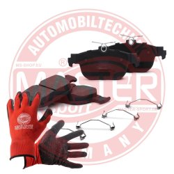 Brake Pad Set + Cleaner MASTER-SPORT 13046073542N-SET-MSP OE Ref 5WA698451G MASTER SPORT