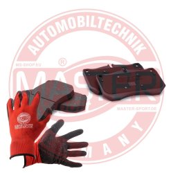 Brake Pad Set + Cleaner MASTER-SPORT 13046119962N-SET-MSP OE Ref 4H0698151C MASTER SPORT