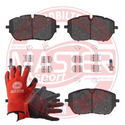 Brake Pad Set + Cleaner MASTER-SPORT 13046121212N-SET-MSP OE Ref 1647859680 MASTER SPORT
