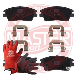 Brake Pad Set + Cleaner MASTER-SPORT 13046121972N-SET-MSP OE Ref 58101D3A00 MASTER SPORT