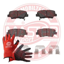 Brake Pad Set + Cleaner MASTER-SPORT 13046135372N-SET-MSP OE Ref 583022VA30 MASTER SPORT