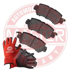 Brake Pad Set + Cleaner MASTER-SPORT 13046135392N-SET-MSP OE Ref D2Y12643Z MASTER SPORT