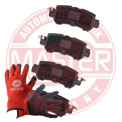 Brake Pad Set + Cleaner MASTER-SPORT 13046135392N-SET-MSP OE Ref D2Y12643Z MASTER SPORT