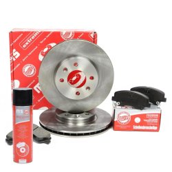 Brake Discs & Pads Set + Cleaner MASTER-SPORT 200020890P OE Ref 517120U000