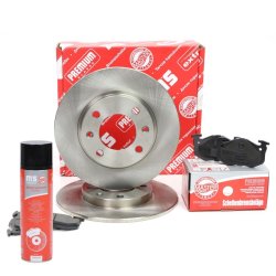 Brake Discs & Pads Set + Cleaner MASTER-SPORT 200801060P OE Ref 425146