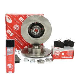 Brake Discs & Pads Set + Cleaner MASTER-SPORT 200801140P OE Ref 7701207823