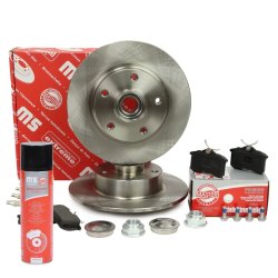 Brake Discs & Pads Set + Cleaner MASTER-SPORT 200801180P OE Ref 432006506R