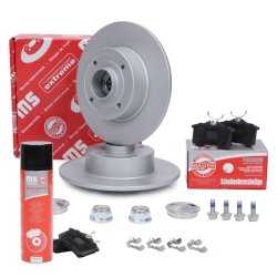 Brake Discs & Pads Set + Cleaner MASTER-SPORT 200851140P OE Ref 7701207823