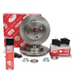Brake Discs & Pads Set + Cleaner MASTER-SPORT 200901000P OE Ref 424932