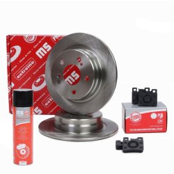 Brake Discs & Pads Set + Cleaner MASTER-SPORT 200901140P OE Ref 1244230512