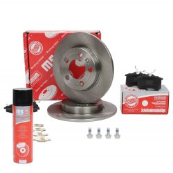 Brake Discs & Pads Set + Cleaner MASTER-SPORT 200901330P OE Ref 1J0698451