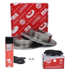 Brake Discs & Pads Set + Cleaner MASTER-SPORT 200901400P OE Ref 4243102080