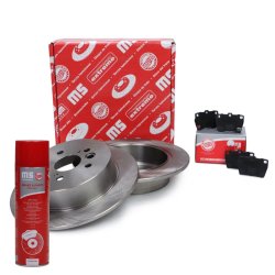 Brake Discs & Pads Set + Cleaner MASTER-SPORT 200901520P OE Ref 4243142040 MASTER SPORT